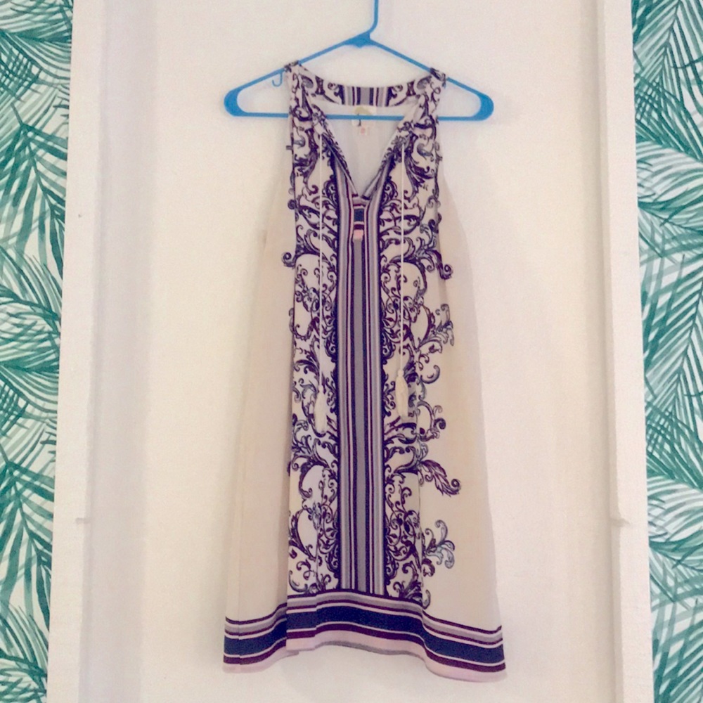 Fig and Flower White Tank Dress